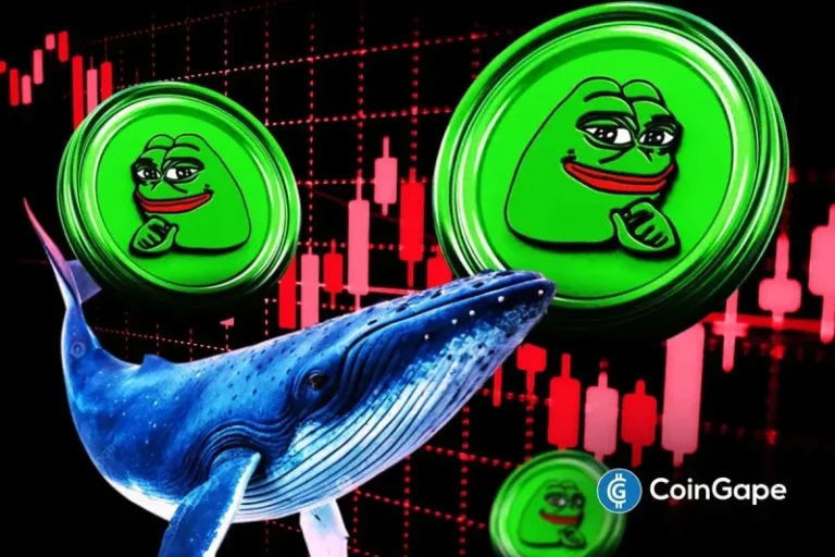 Analyst Eyes $0.00039 Pepe Coin Price Despite Record Long Squeeze and 400B Whale Selling