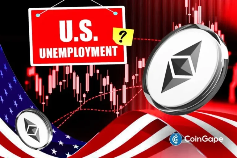 Ethereum Price Prediction Ahead of U.S Unemployment Data Drops Today